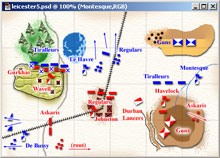 Map 5 - The British have won the day. Click for bigger image