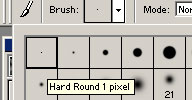 Paint Brush options. Click to see a bigger image