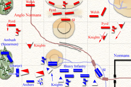 Aftermath of the English Charge; Norman Ambush is revealed.
